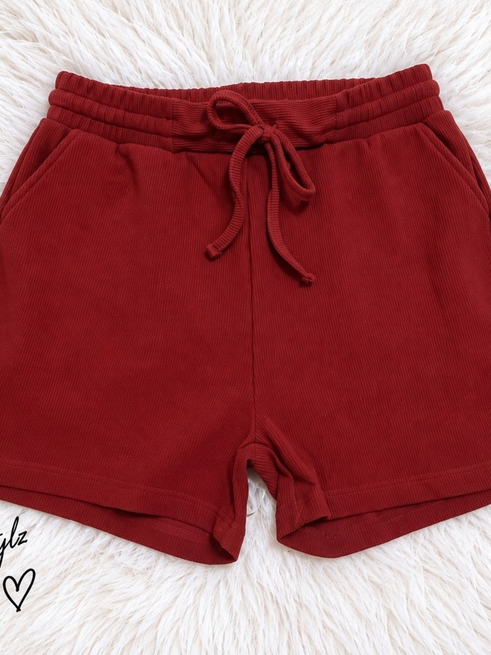 Zenana Ribbed Round Neck Pullover and Shorts Set - Picture 3 of 3